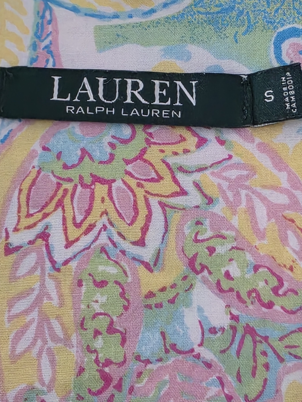 Ralph Lauren Pastel Paisley Two-Piece Lounge Set - Multicolor - Picture 6 of 10